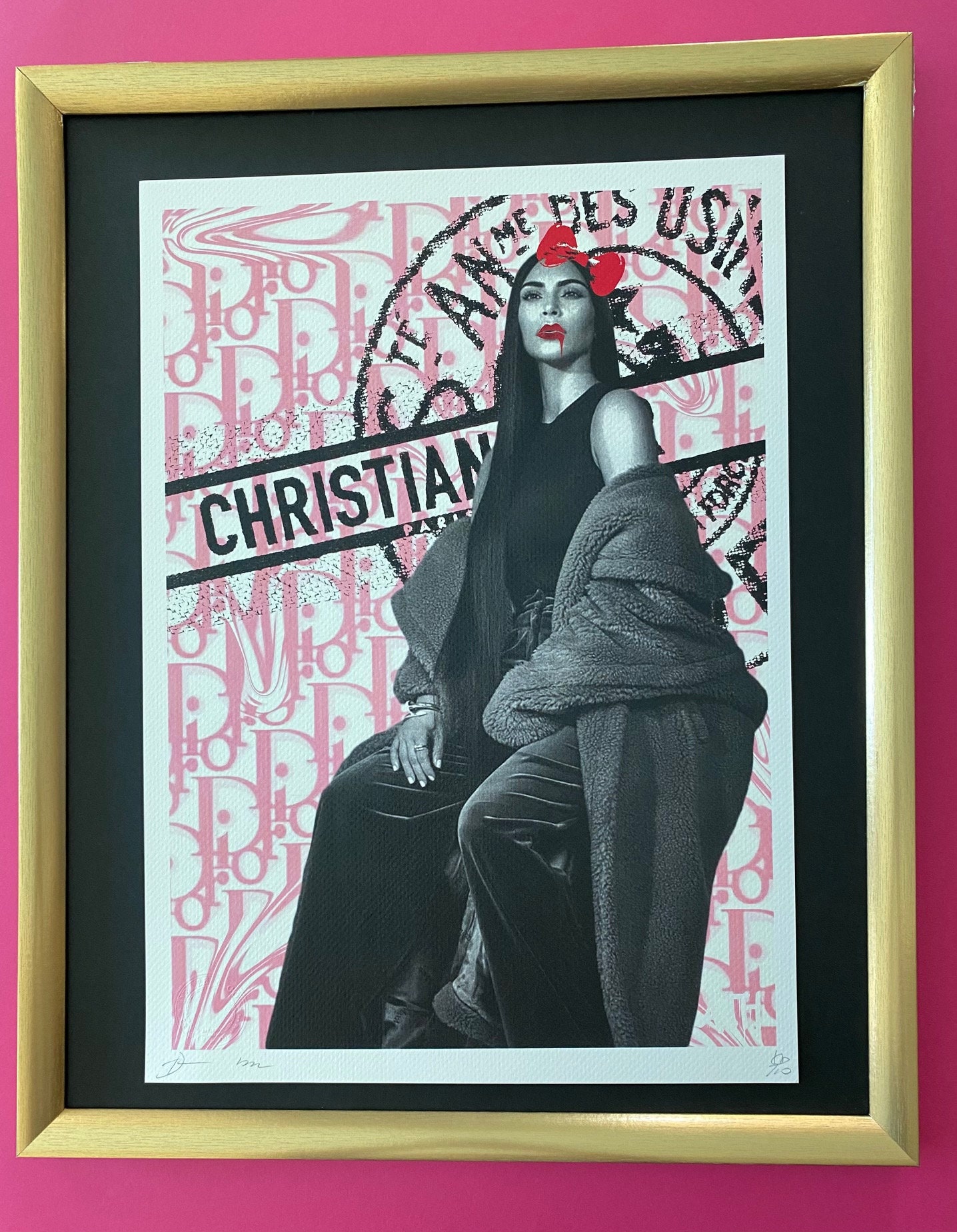 Kim Kardashian Signed - Etsy