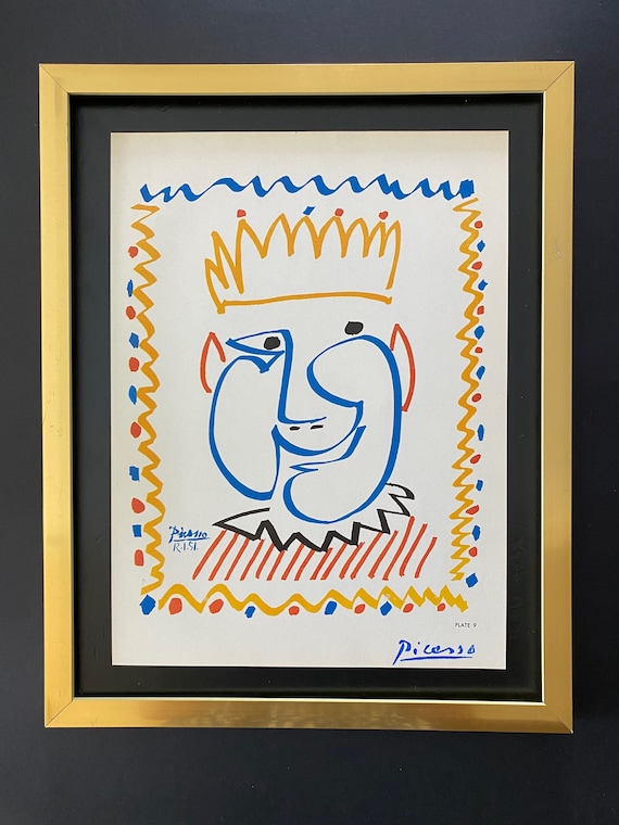 PABLO PICASSO | Vintage 1964 Signed Offset Lithograph | Ltd. Ed