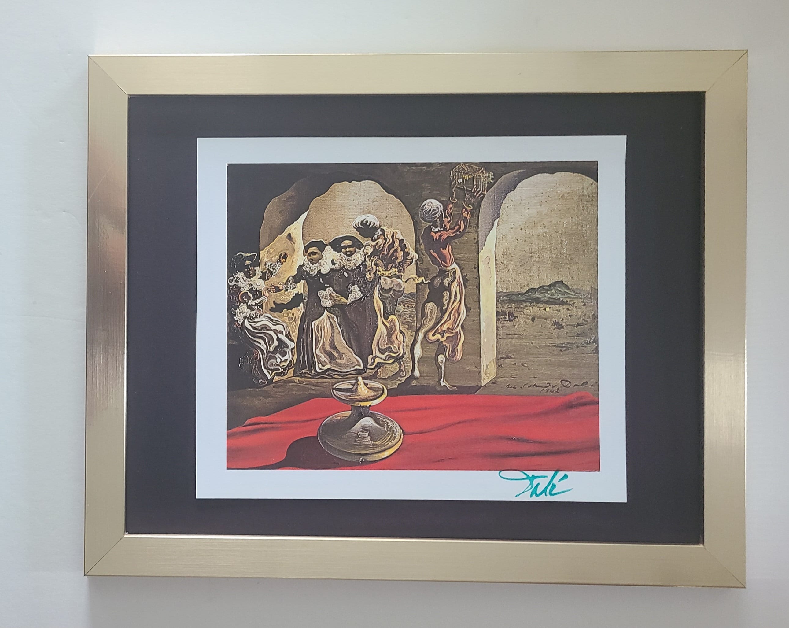 SALVADOR DALI | Vintage 1970's Signed | Framed Offset Lithograph