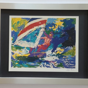 Leroy Neiman + 1980er Druck gerahmt + signiert + Jetzt kaufen!