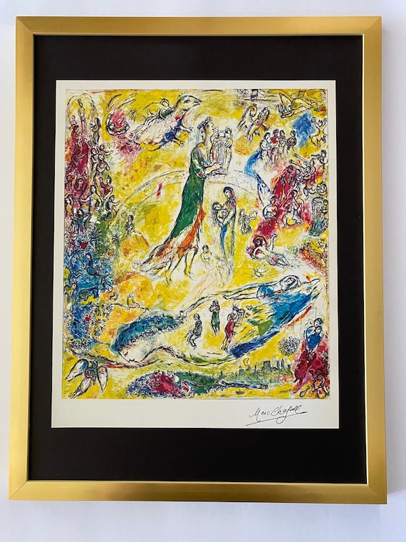 MARC CHAGALL Original 1971 Print From Chagall at the Met + Ballet