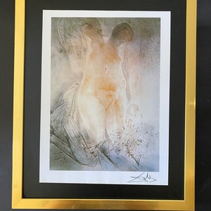 SALVADOR DALI + 1970 Signed Print + New Frame + Buy it now !
