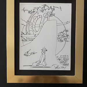 Peter Max +  Beautiful Signed Print + Brand New 10x8 in. Frame + Buy it Now !