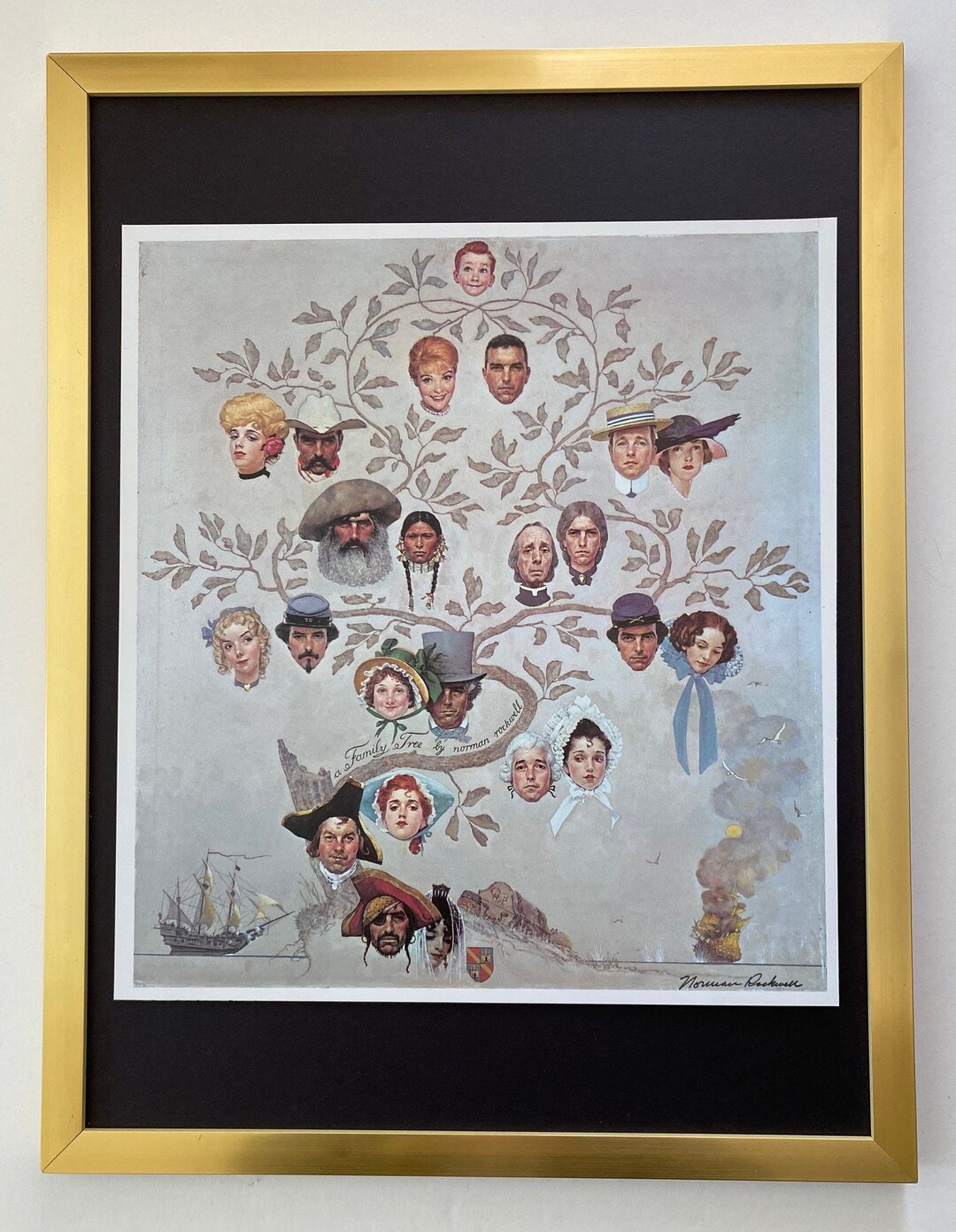Norman Rockwell + 1970 Signed Print + Buy It Now ! - Etsy