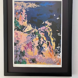 Leroy Neiman + Imprimir " Tour de France " Enmarcado + Firmado + ¡Cómpralo ya!