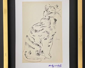 DEATH NYC Hand Signed Street Art Print Framed Large 16x20 in With