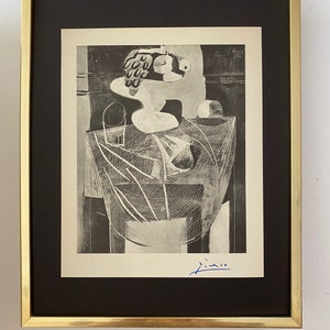 PABLO PICASSO | Vintage 1940 Signed Print | Ltd. Ed | Framed + Buy it Now!
