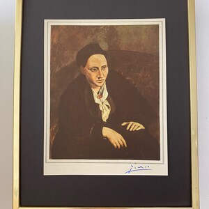 Pablo Picasso + 1940 Signed Print + Mounted in New Frame + Buy it Now!