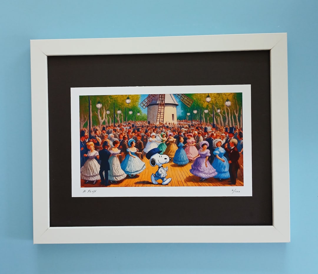 AIDAN FLUX | 直筆サイン入りオリジナルプリント、額入り | 限定版 100