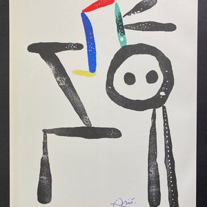 Joan Miro + 1958 beautiful signed print + buy now!!