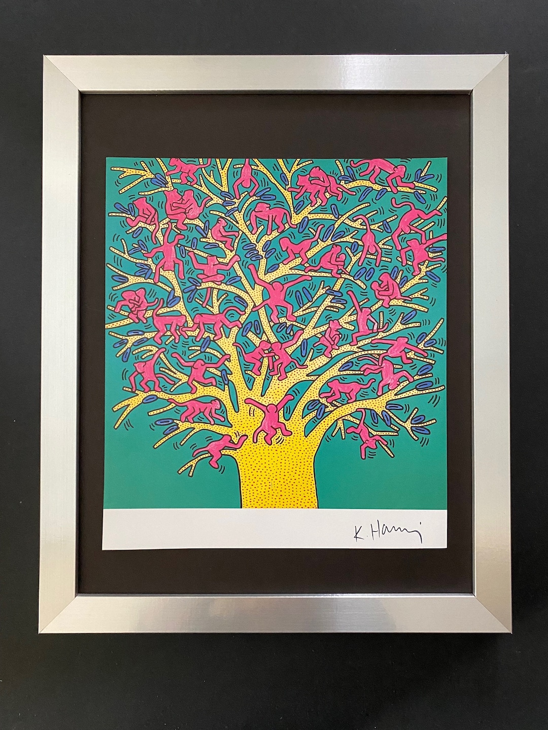 Keith Haring、Brazil、希少画集画、新品額装付 il_1080xN.4682546023_bohg.jpg
