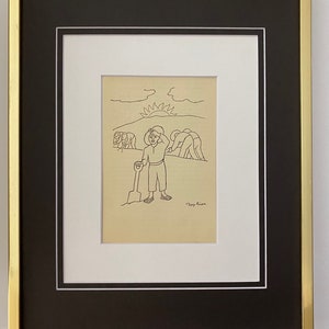 Diego Rivera Original 1931  Vintage Print Double Matted and Framed + Buy it Now!