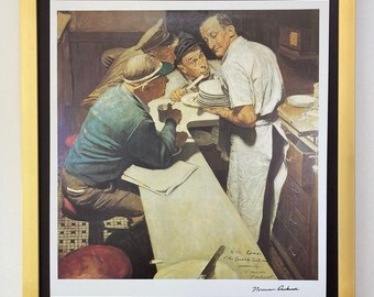 Norman Rockwell + 1970 Signed Print + Buy It Now ! - Etsy