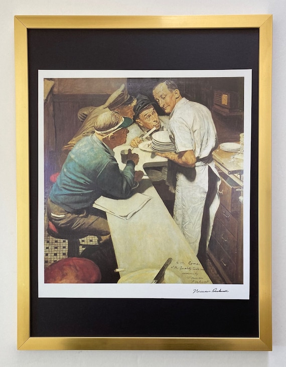 Norman Rockwell + 1970 Signed Print + Buy It Now ! - Etsy