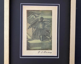 JOSE CLEMENTE OROZCO | Vintage 1946 Signed Print | Framed