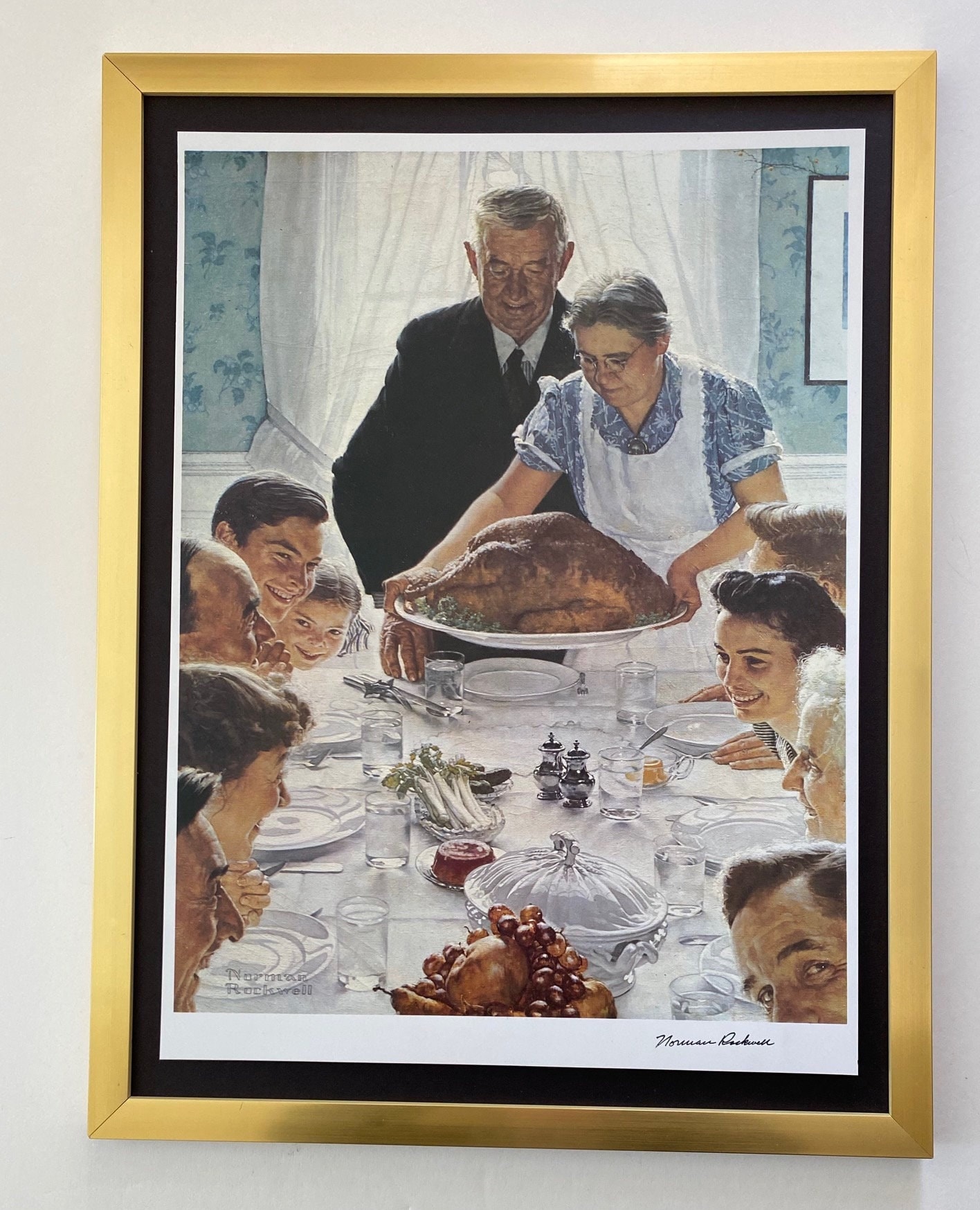 Norman Rockwell + 1970 Signed Print + Buy It Now ! - Etsy