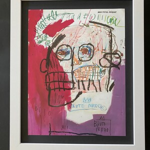 Jean Michel Basquiat | Beautiful Print Signed | Mounted in New Frame | Buy it Now!