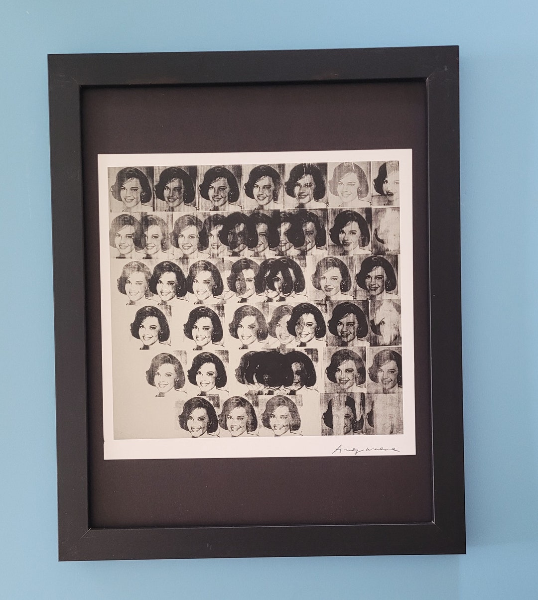 Andy Warholの絵 額縁付き 10%オフ Andy Warhol | Vintage 1984 Pop Art Natalie Wood Print Signed