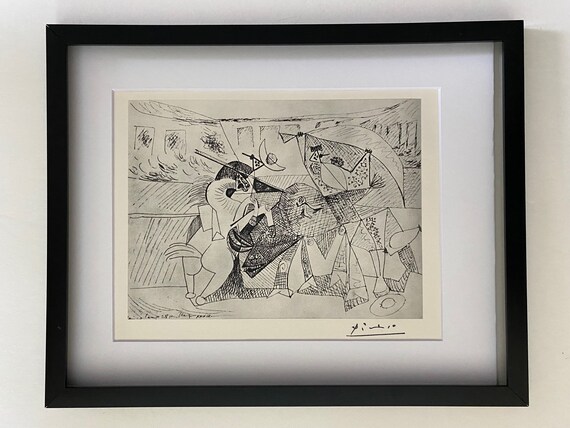 パブロピカソ PABLO PICASSO \"The Friend\" 額装 アート パブロピカソ PABLO PICASSO 