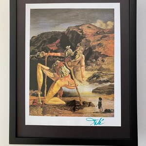 SALVADOR DALI + 1970 Signed Print + New Frame +Buy it now !