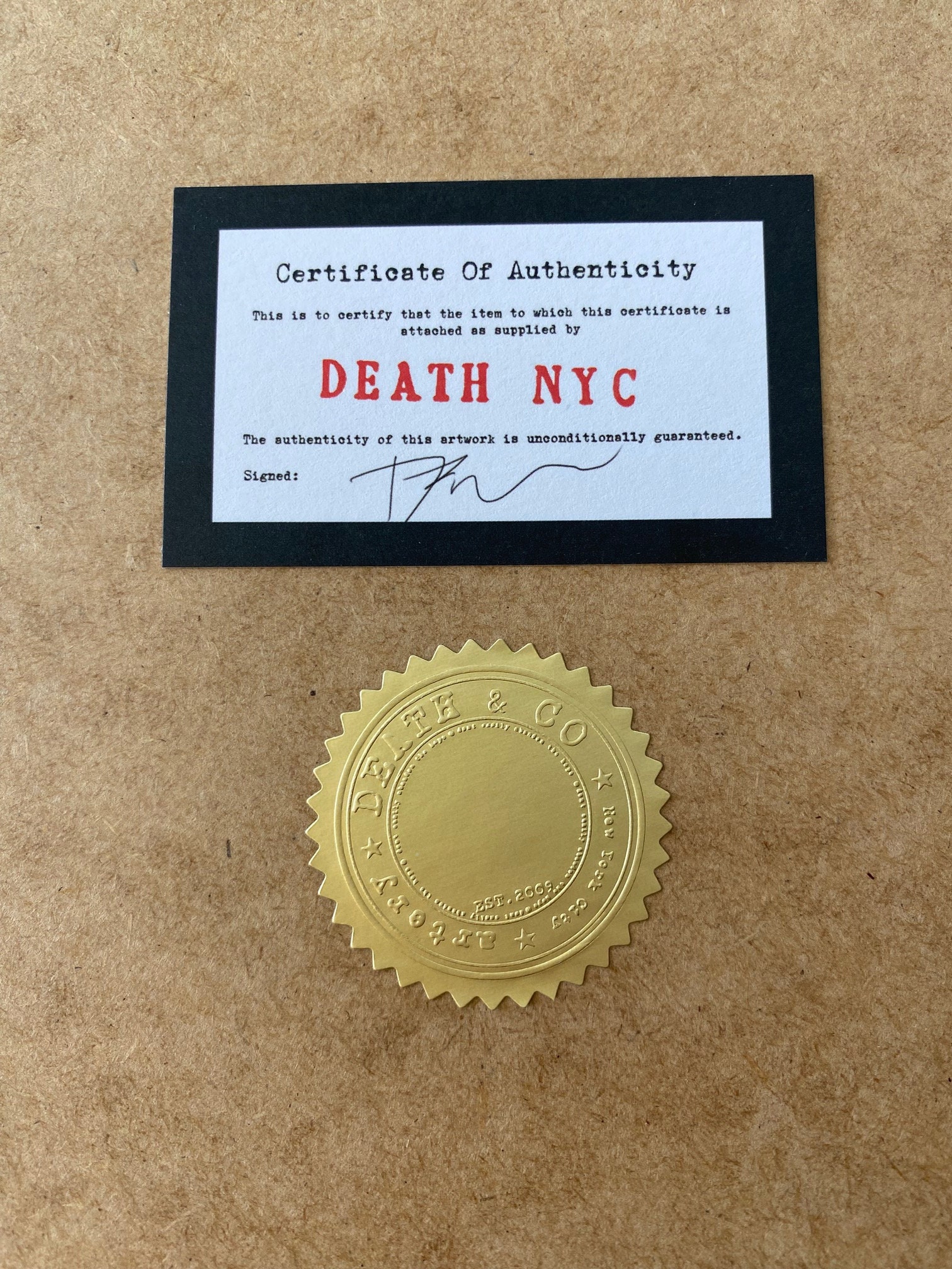 Official DEATH NYC website.