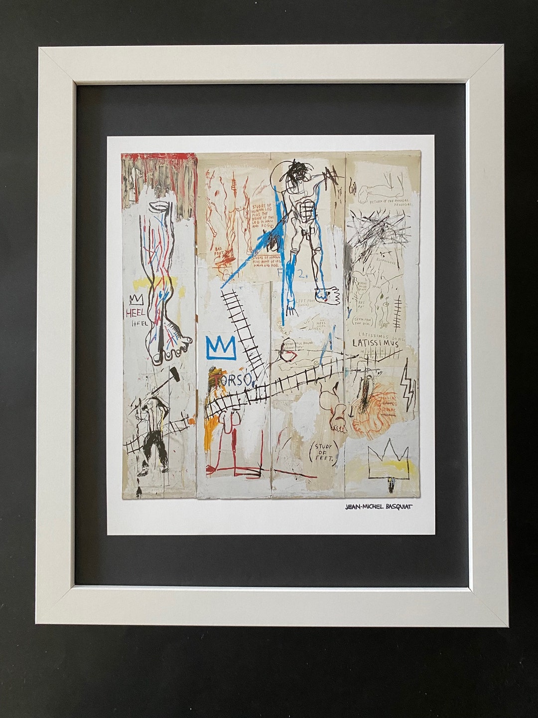 Jean Michel Basquiat | Beautiful Print Signed | Mounted in New