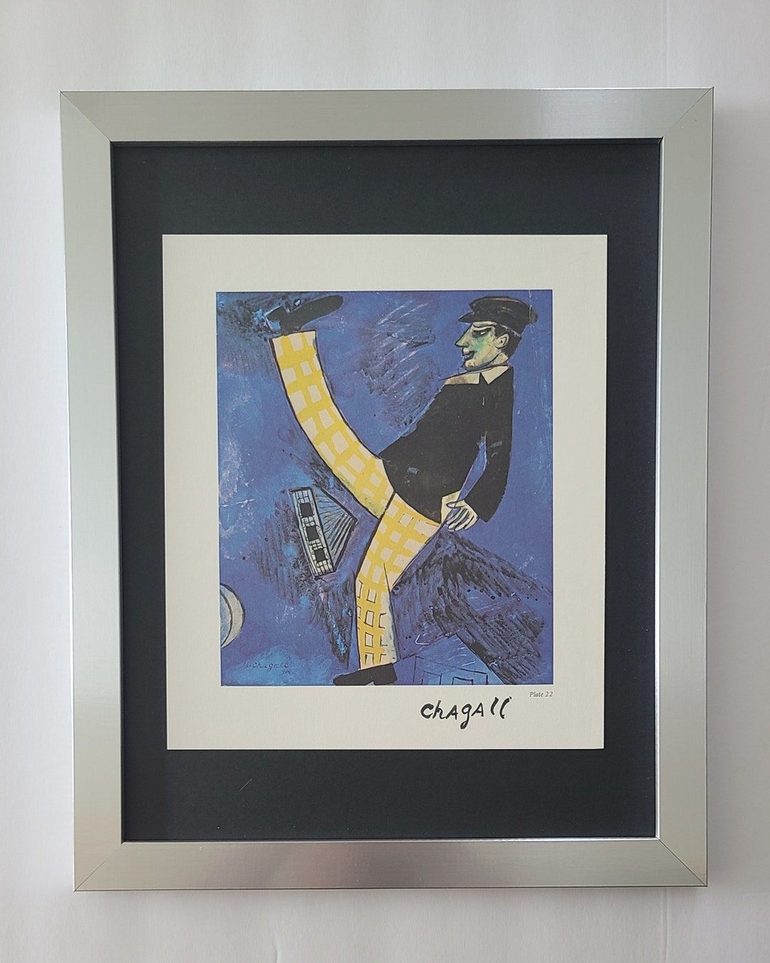 MARC CHAGALL Original 1975 Signed Print + Framed + Beautiful + Buy