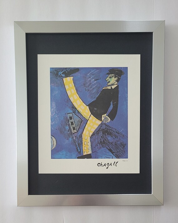 MARC CHAGALL Original 1975 Signed Print + Framed + Beautiful + Buy
