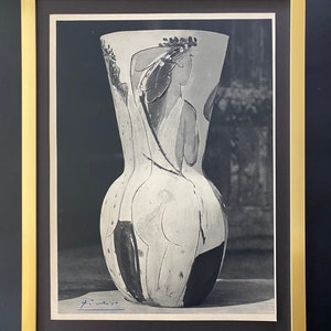 PABLO PICASSO | Vintage 1951 Signed Print | Mounted and Framed | Buy Now!!