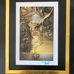 SALVADOR DALI + 1970 Signed Print + New Frame + Buy it now !
