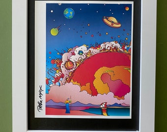 DEATH NYC Hand Signed Street Art Print Framed Large 16x20 in With