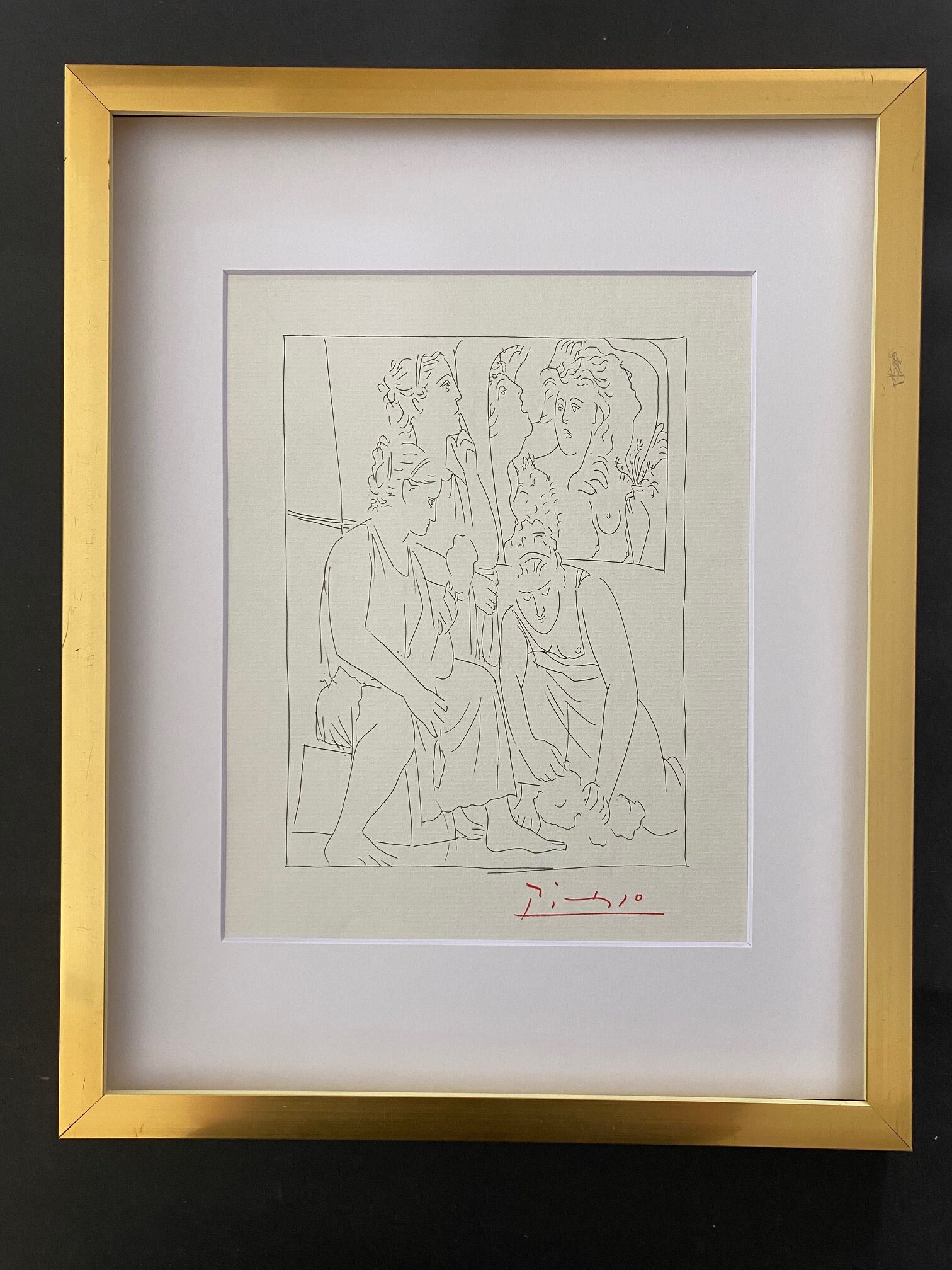 PABLO PICASSO Beautiful and Scarce 1970 Print Drawing From Etsy
