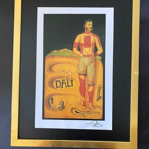 SALVADOR DALI + 1970 Signed Print + New Frame + Buy it now !