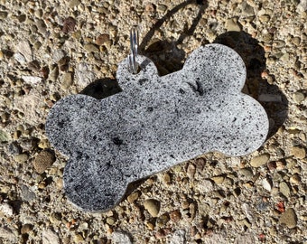 Black and white Dalmatian large dog tag with free personalization pet tag