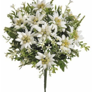 Beautiful Silk Edelweiss flower bouquet