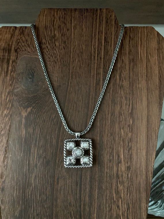 RARE Brighton Crystal Pendant Necklace