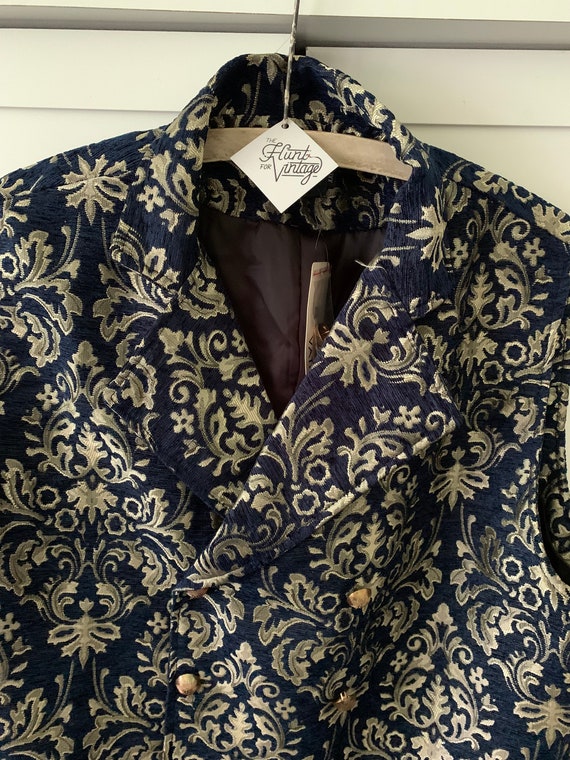 Vintage Victorian Era Inspired Men’s Brocade Jacqu