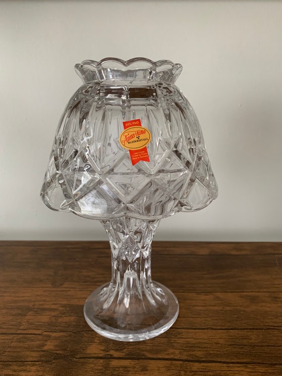 RARE Anna Huttebleikristall Crystal Fairy Lamp Etsy Australia