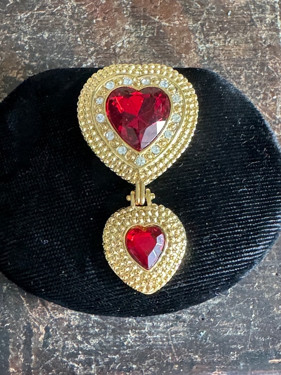 Vintage Victoria’s Secret Heart Costume Broach Pin