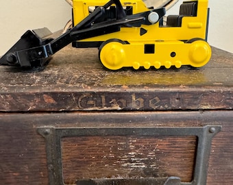 Vintage Tonka Bulldozer With Bucket Rubber Track