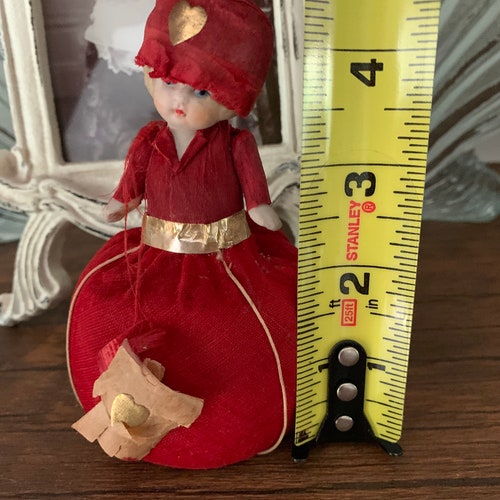 Antique Handmade Bisque shops Doll Pin Cushion