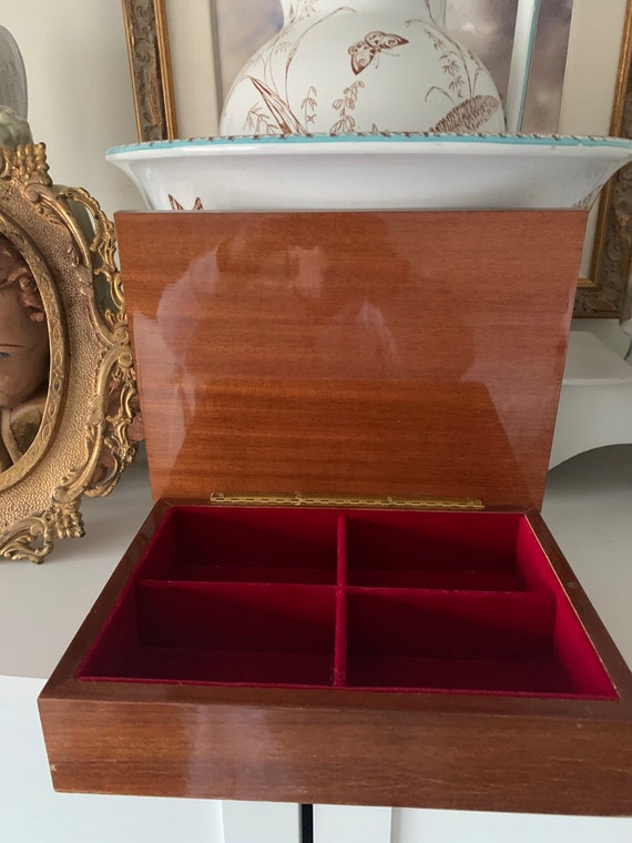 vintage italy wooden inlay Gem