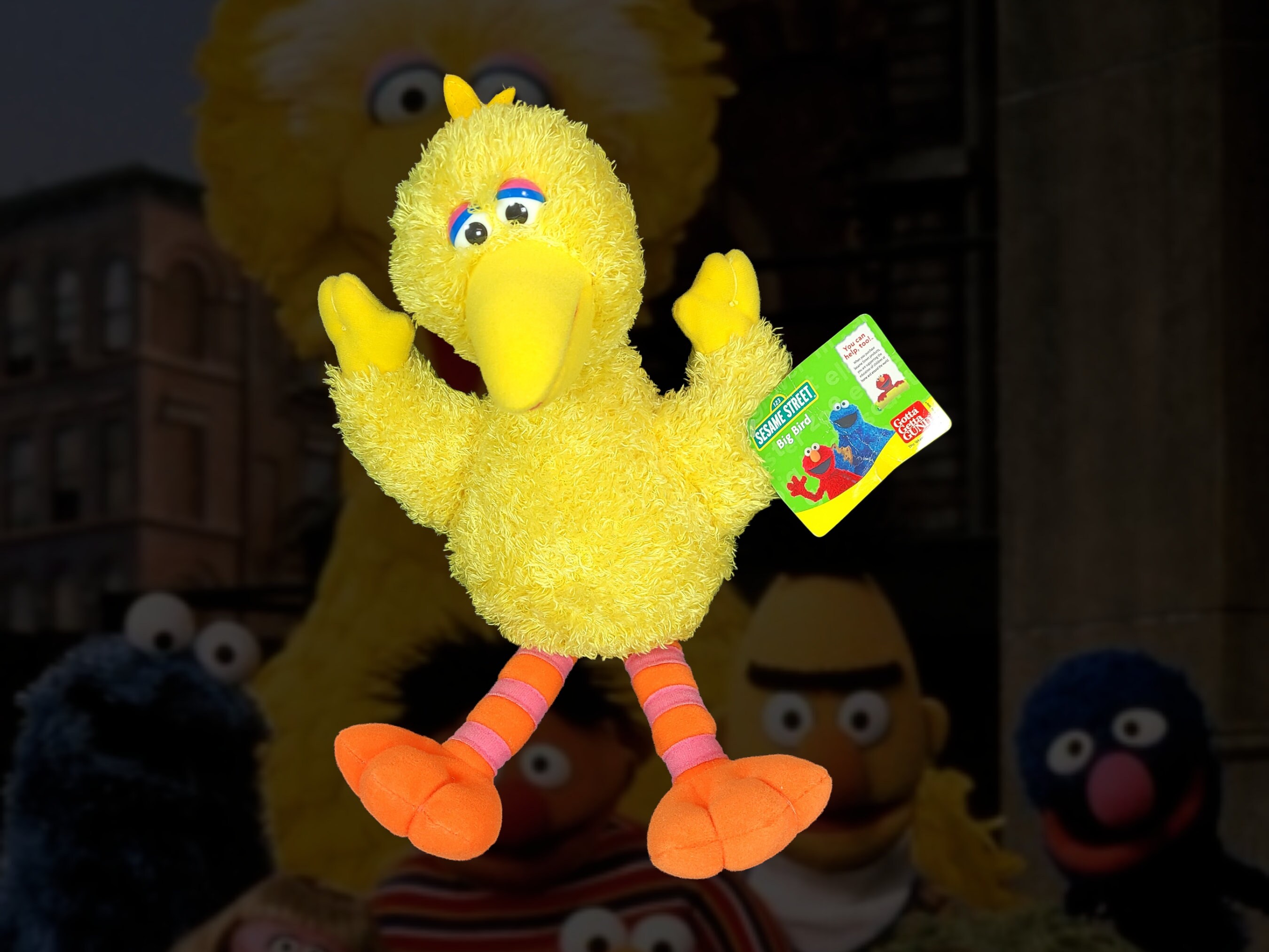 gund sesame street big bird stuffed animal