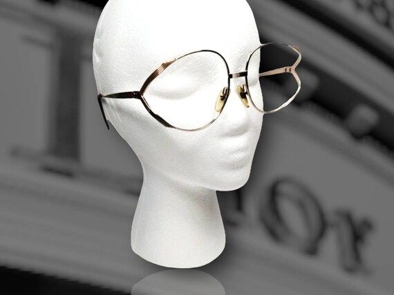 Christian Dior Oversize Frames Yellow Gold Tone 58 16 125 Etsy