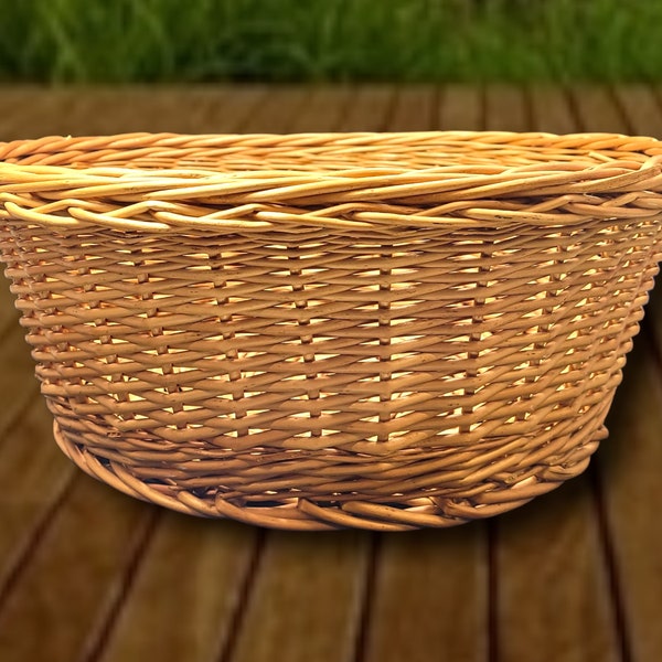 Large Wicker Basket Etsy
