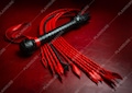 Cat O Nine Tails with Weaving Leather Flogger BDSM Whip Fetish Flog