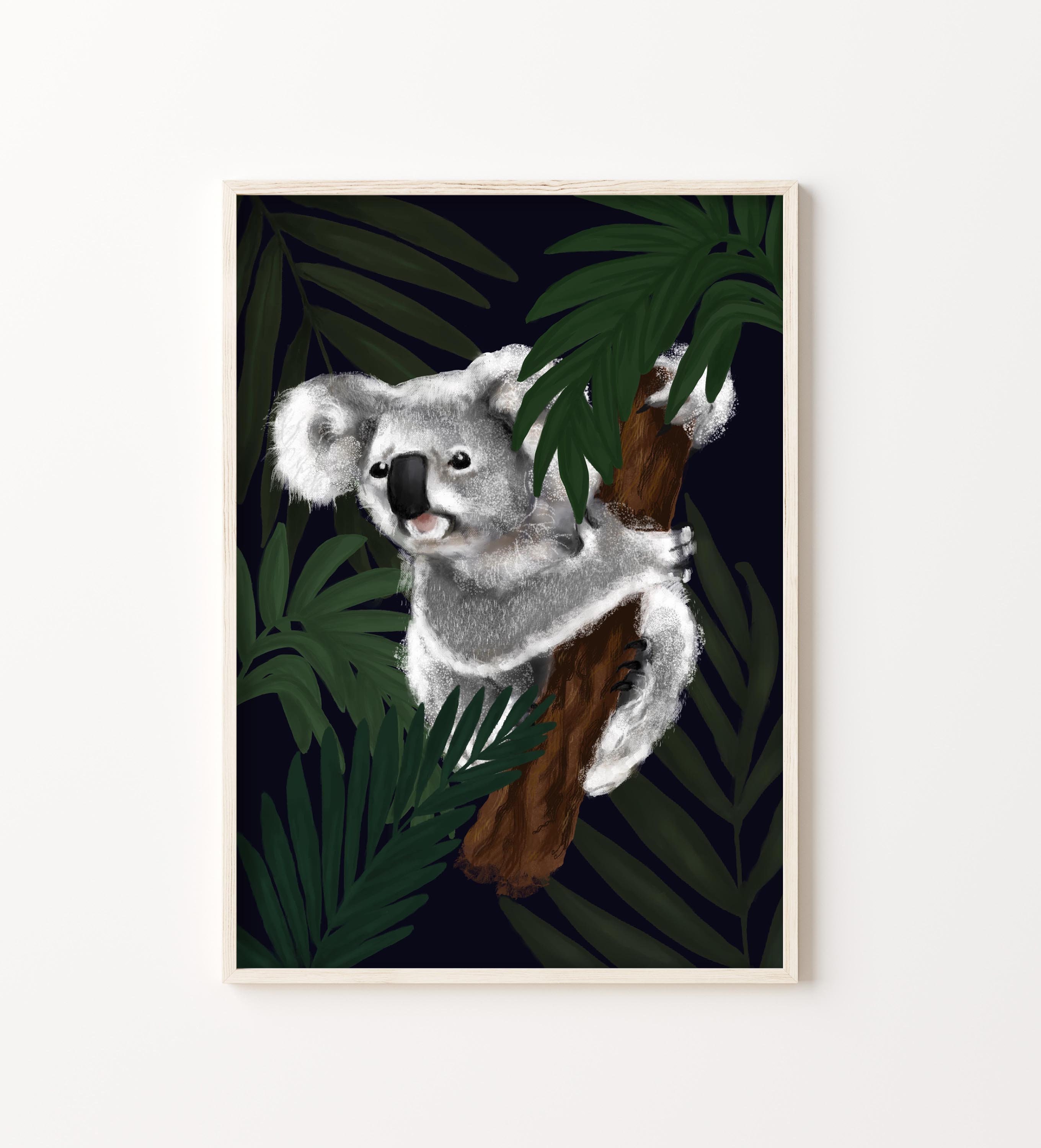 Set of 3 Koala Art Prints // koala print // nursery decor // Etsy