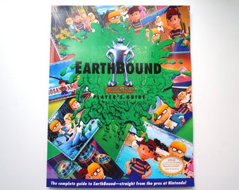 Handmade reproduction for SNES guide, Earthbound, Mother, handmade reproduction print, replacement guide, documents, repro print, 013