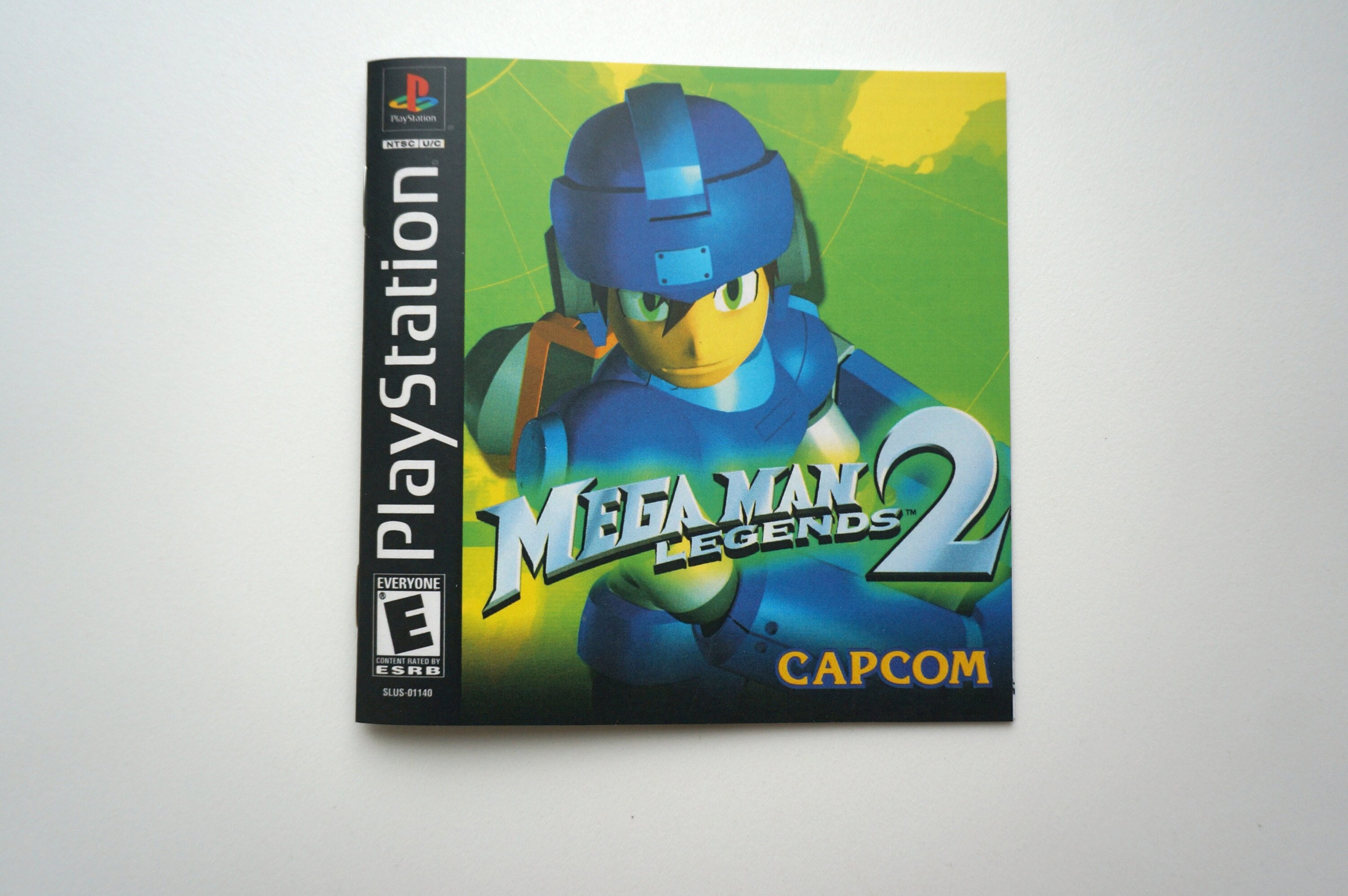 Reproduction of Manual for PS1, Handmade Reproduction Manual, Mega