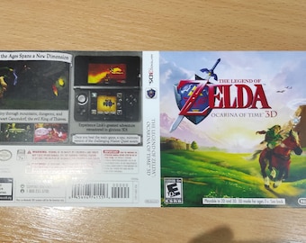 Inset for the Legend of Zelda: Ocarina of Time 3D, Repro Print